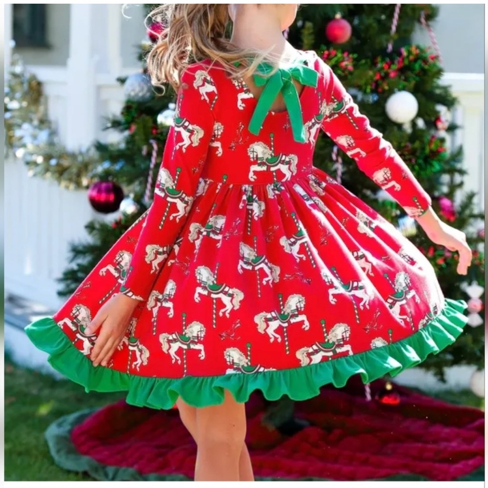 🎄 girls holiday dress